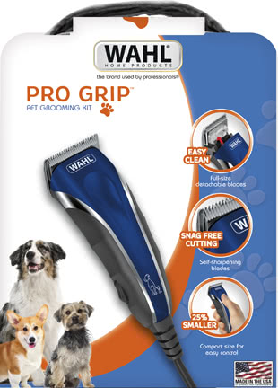 Wahl pro grip pet sales grooming kit